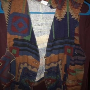 Women’s geometric vest